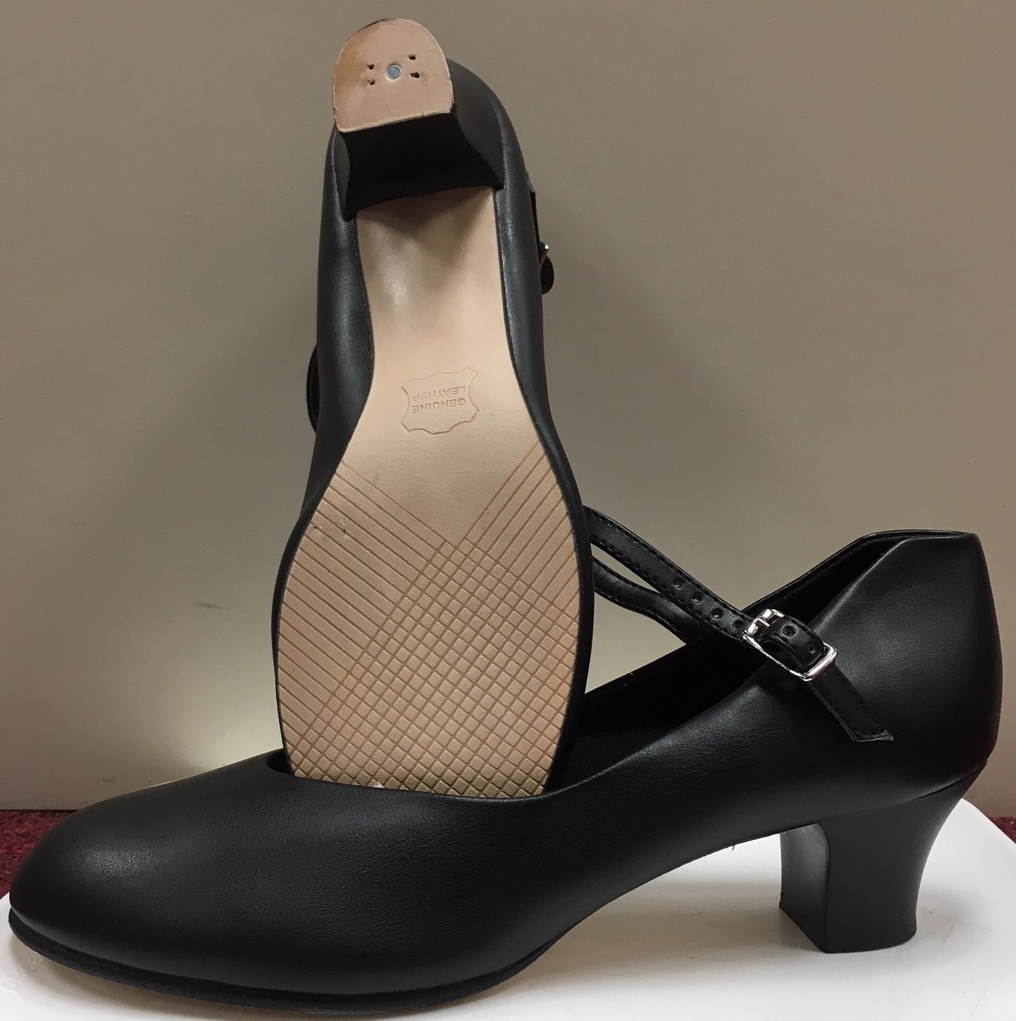 Capezio character store heels